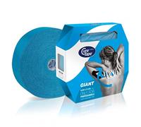 CureTape Classic Giant: Rollo Extra Grande de Cinta Kinesiológica | 5cm x 31.5m | Cinta Hipoalergénica| Vendaje para Alivio del Dolor, Soporte Muscular y Articular | Gran Adhesión | Azul