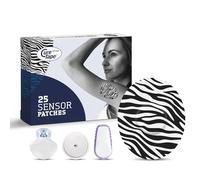 CureTape Sensor Patches - Parches para fijación de sensores - Parches para Freestyle Libre, Dexcom y Medtronic Guardian - Certificado TÜV - Variantes únicas (Cebra)
