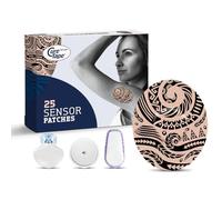 CureTape Sensor Patches - Parches para fijación de sensores - Parches para Freestyle Libre, Dexcom y Medtronic Guardian - Certificado TÜV - Variantes únicas (Tattoo)