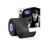 CureTape Sports Cinta de Kinesiología | Adhesión 30% más Fuerte para Condiciones Extremas | Resistente al Agua | Viscosa de Secado Rápido | Cinta sin Cortar para Hombro, Rodilla, Tobillo (Negro)