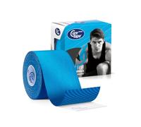 CureTape Sports Cinta de Kinesiología | Adhesión 30% más Fuerte para Condiciones Extremas | Resistente al Agua | Viscosa de Secado Rápido | Cinta sin Cortar para Hombro, Rodilla, Tobillo | Azul