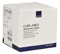 Curi-Med - compresas no estériles, color blanco, 10 x 10 cm 100 unidades