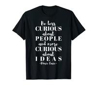 Curiosa cita famosa chicas en STEM Marie Curie Camiseta