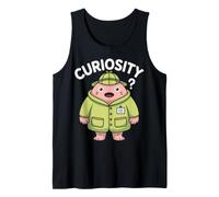 Curiosidad? Lindo diseño de Personajes exploradores Camiseta sin Mangas
