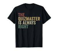 Curiosidades divertidas de The Quizmaster Is Always Right Pub Quiz Camiseta