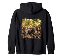 Curioso Topo Subterráneo Wildlife Forest Diseño Minimal Sudadera con Capucha