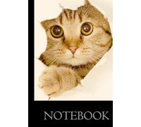 Curious Cat A5 Hardback Notebook For Note Taking: Feline Journal For School College or University