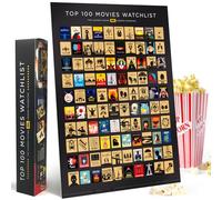 Curious Charts Commission Póster oficial de IMDb 100 películas (versión para rascar)