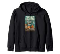 Curious Colorado Shirt Dino Fossil Science Space Descubre Sudadera con Capucha