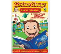 Curious George: A Day at the Library (DVD) Frank Welker (Importación USA)