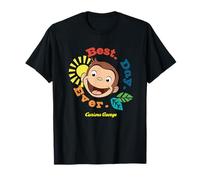 Curious George Best Day Ever Smile Camiseta