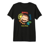 Curious George Best Day Ever Smile Camiseta Premium