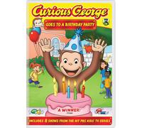 Curious George Goes to a Birthday Party (DVD) Frank Welker (Importación USA)