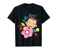 Curious George Hello There Spring Bloom Camiseta