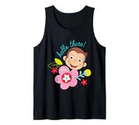 Curious George Hello There Spring Bloom Camiseta sin Mangas
