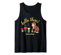 Curious George Hello There Spring Flowers Camiseta sin Mangas