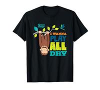 Curious George I Wanna Play All Day Camiseta