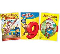 Curious George - Juego de 3 DVD - Curious George Egg Hunting/Curious George Complete 9th Season/Curious George Sails With The Pirates and Other Curious Capers