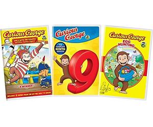 Curious George - Juego de 3 DVD - Curious George Egg Hunting/Curious George Complete 9th Season/Curious George Sails With The Pirates and Other Curious Capers
