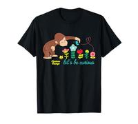 Curious George Lets Be Curious Spring Flowers Camiseta
