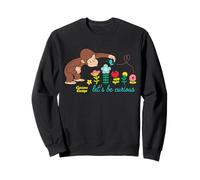 Curious George Lets Be Curious Spring Flowers Sudadera