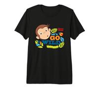 Curious George Lets Go Wild Camiseta Premium