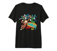 Curious George Lets Go Wild Outdoor Adventure Camiseta Premium
