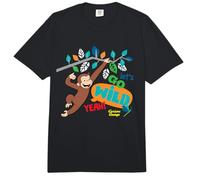 Curious George Lets Go Wild Outdoor Adventure Comfort Colors Adult Heavyweight T-Shirt