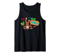 Curious George Lets Go Wild Upside Down Camiseta sin Mangas