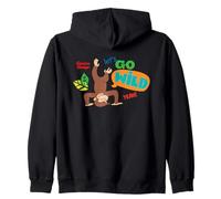 Curious George Lets Go Wild Upside Down Sudadera con Capucha