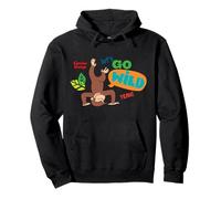 Curious George Lets Go Wild Upside Down Sudadera con Capucha
