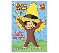 Curious George "Little Monkey, Big World" Coloring Activity Book with 30 Stickers