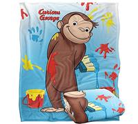 Curious George Paint Silky Touch Super Soft Throw Blanket 152 X 127 Cm