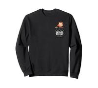 Curious George Peaceful Spring Faux Pocket Sudadera
