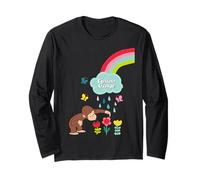 Curious George Rainbows and Flowers Spring Fun Manga Larga