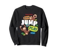 Curious George Run Jump Play Repeat Sudadera