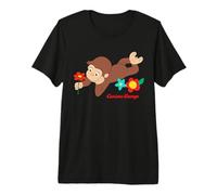 Curious George Spring Flower Fun Camiseta Premium