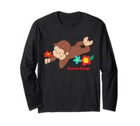 Curious George Spring Flower Fun Manga Larga