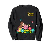 Curious George Spring Flower Garden Fun Sudadera