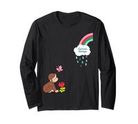 Curious George Spring Happy Raincloud Manga Larga