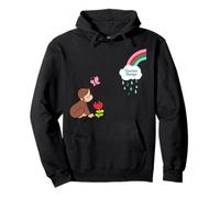 Curious George Spring Happy Raincloud Sudadera con Capucha
