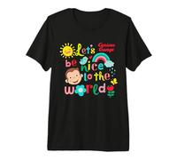 Curious George Springtime Lets Be Nice To The World Camiseta Premium