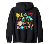 Curious George Springtime Lets Be Nice To The World Sudadera con Capucha