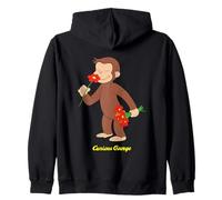 Curious George Stop and Smell The Flowers Sudadera con Capucha