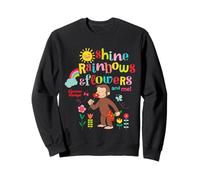 Curious George Sunshine Rainbows & Flowers Sudadera