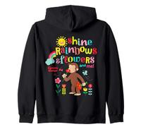 Curious George Sunshine Rainbows & Flowers Sudadera con Capucha