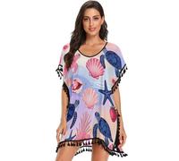 Curious Monkey Playful Christmas George - Traje de baño para mujer, vestido de playa para traje de baño, Curious Monkey Playful Christmas George, M