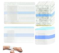 Curita waterproof 32 piezas - 16 curitas 10x13cm y 16 curitas 6x7cm, curitas impermeables para tatuajes, deporte, piscina, protección contra agua y humedad