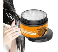 Curl Cream Curly Hair, Moisturizing Black Castor Oil Curling Creams, 2.8 Inches Frizz Control Hair Styling Products 3.53oz for Strong Hold, Reduces Breakage and Tangles