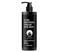 Curl Cream Hombres | Crema de rizado para hombres | Crema de peinado sin dejar | Fórmula hidratante antiencrespamiento con sujeción media 300 ml | Para definidos y diarios